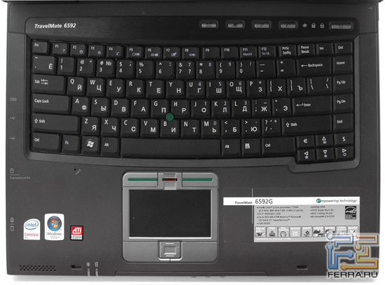 Acer TravelMate 6592G: ����������