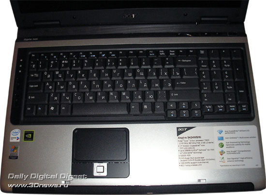 Acer Aspire 9424WSMi  - ���������� � ������